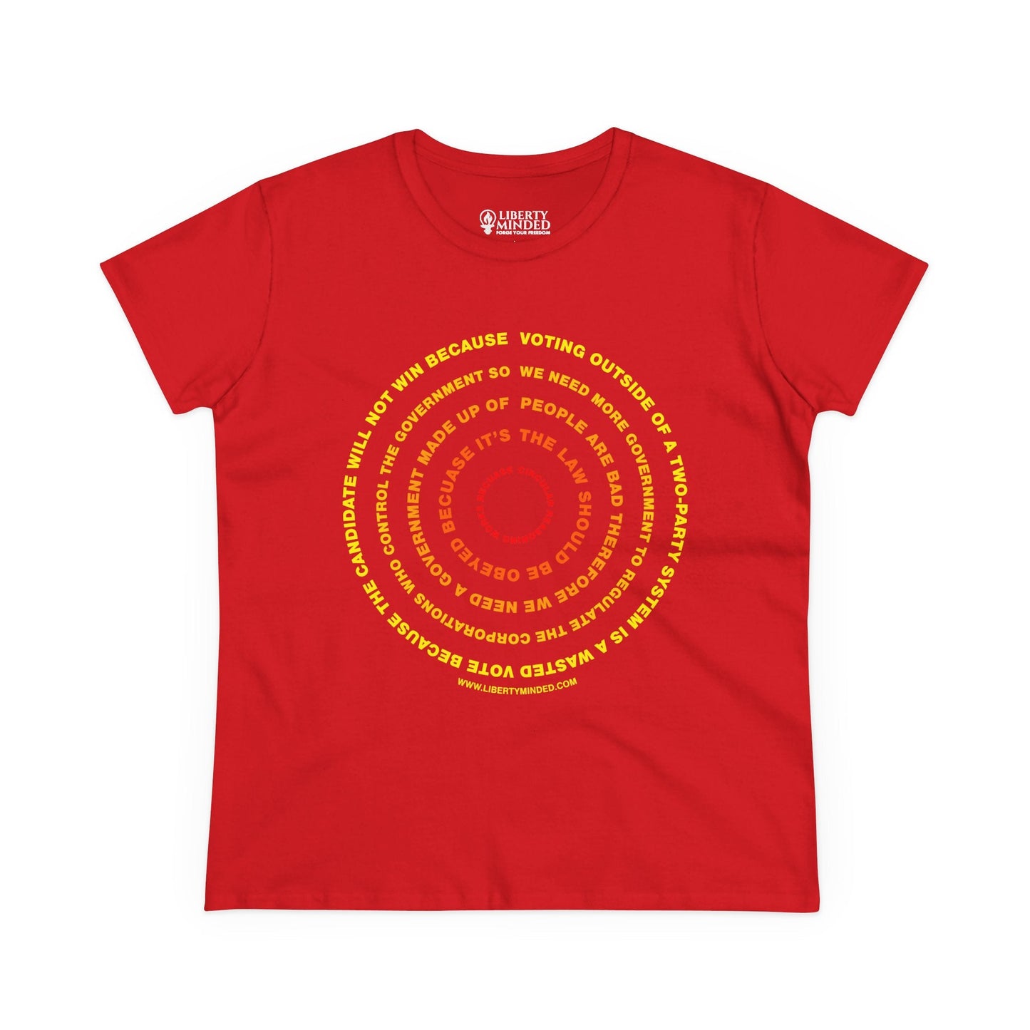 Circular Reasoning of Government Ladies T-Shirt