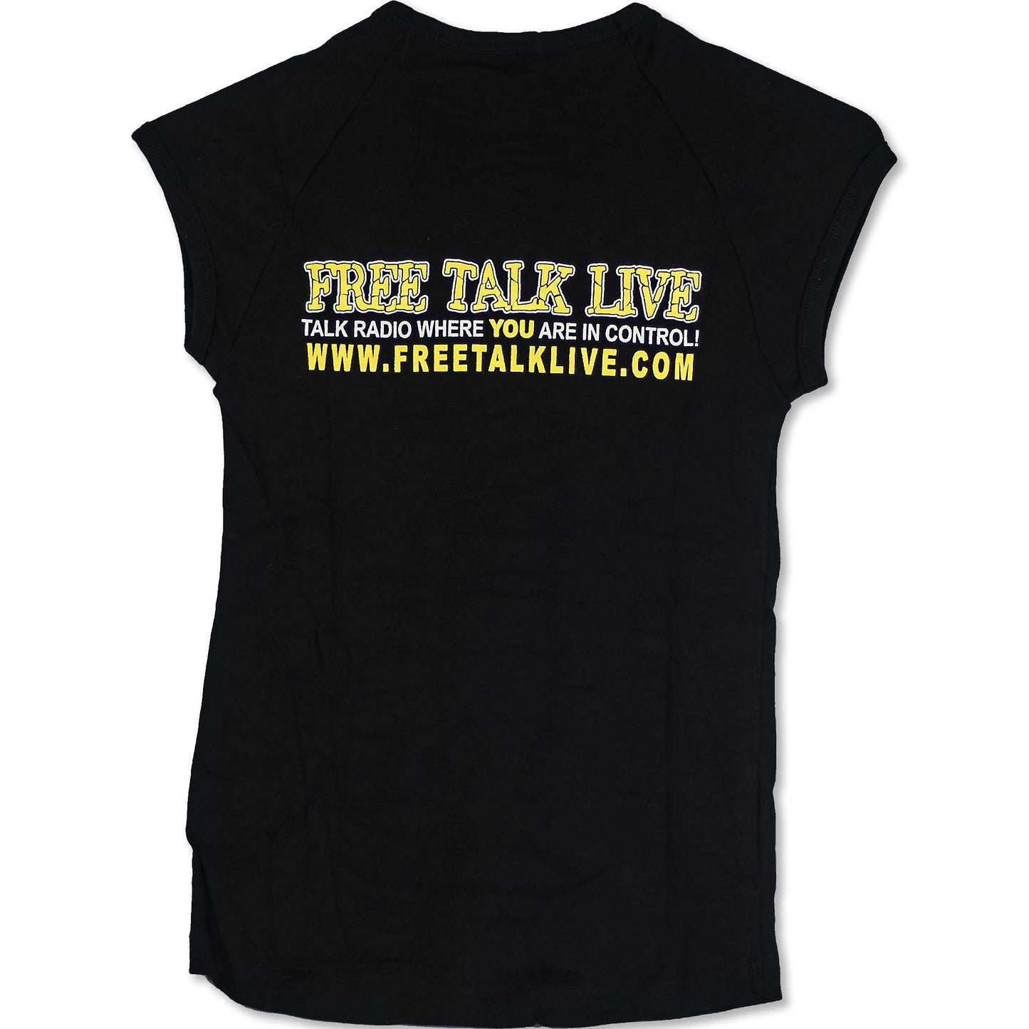 Free Talk Live Capsleeve Ladies Babydoll T-Shirt