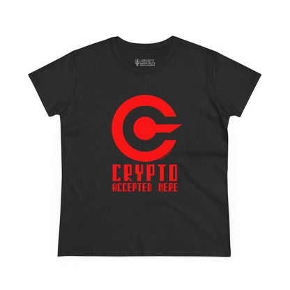 Crypto Accepted Here Ladies T-Shirt
