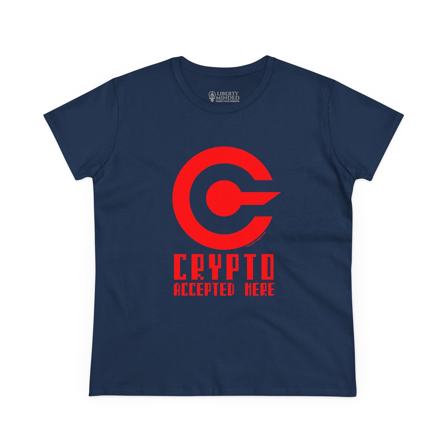 Crypto Accepted Here Ladies T-Shirt