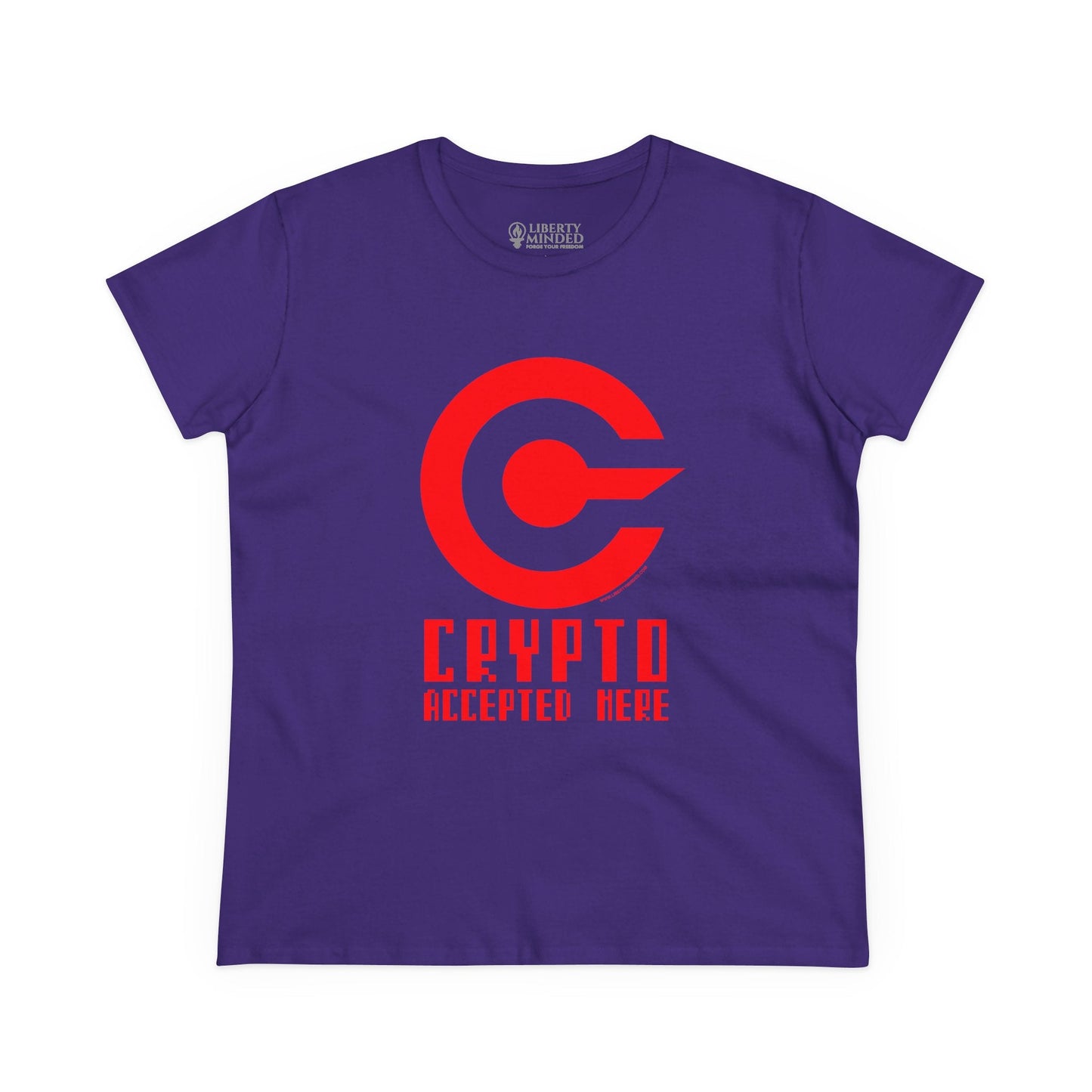 Crypto Accepted Here Ladies T-Shirt