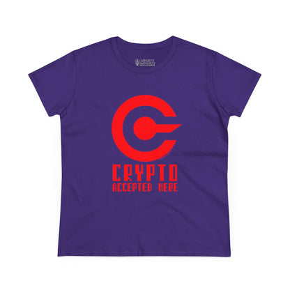 Crypto Accepted Here Ladies T-Shirt