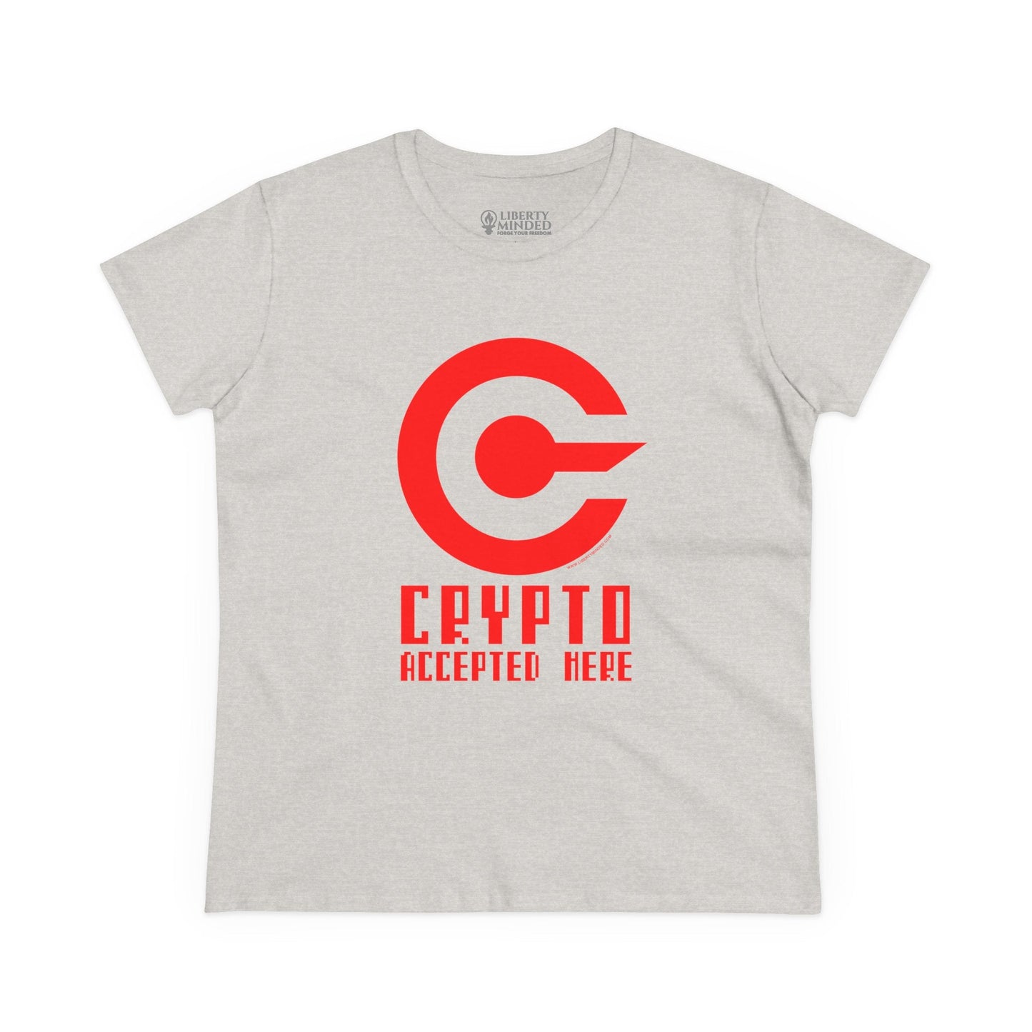 Crypto Accepted Here Ladies T-Shirt