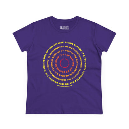 Circular Reasoning of Government Ladies T-Shirt