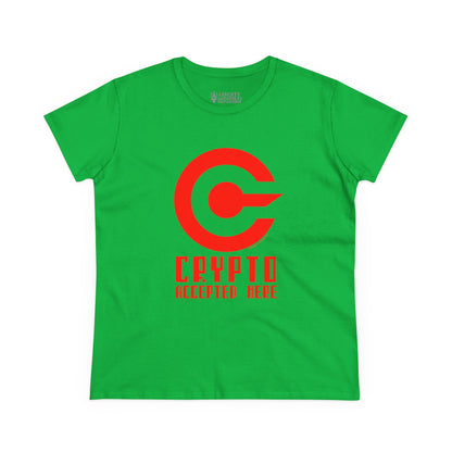 Crypto Accepted Here Ladies T-Shirt