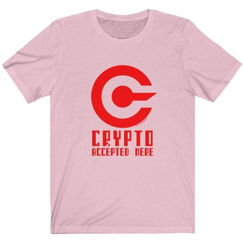I Accept Cryptocurrencies Ladies T-Shirt